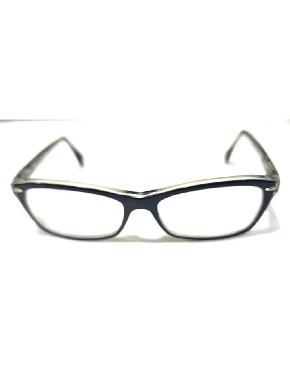 Ray Ban RB5255 2034 Black Rectangular Cat Eyes Eyeglasses 53-16 135 Read
